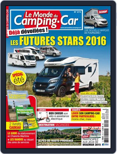 Le Monde Du Camping-car July 8th, 2015 Digital Back Issue Cover