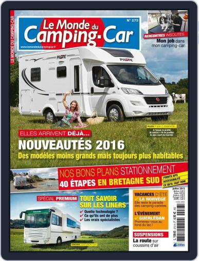 Le Monde Du Camping-car June 3rd, 2015 Digital Back Issue Cover