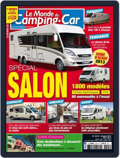 Le Monde Du Camping-car September 14th, 2012 Digital Back Issue Cover