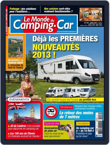 Le Monde Du Camping-car June 8th, 2012 Digital Back Issue Cover
