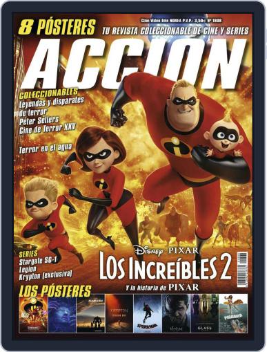 Accion Cine-video August 1st, 2018 Digital Back Issue Cover