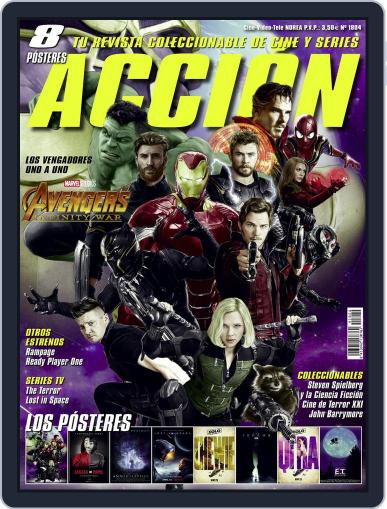 Accion Cine-video April 1st, 2018 Digital Back Issue Cover