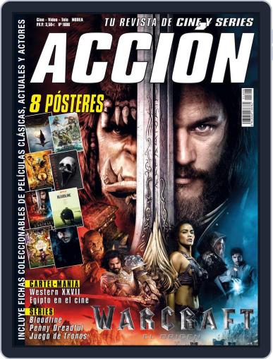 Accion Cine-video June 1st, 2016 Digital Back Issue Cover