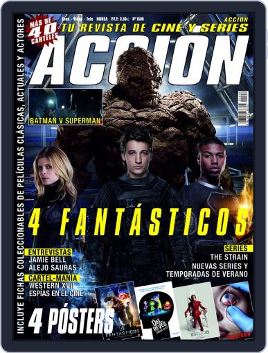 Accion Cine-video August 1st, 2015 Digital Back Issue Cover