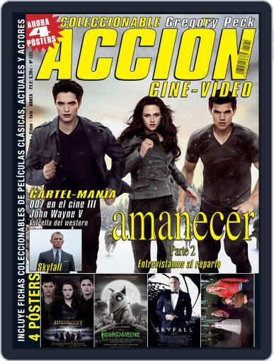 Accion Cine-video October 31st, 2012 Digital Back Issue Cover