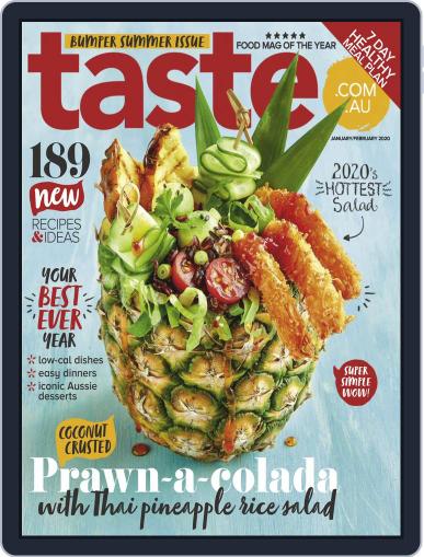 Taste.com.au January 1st, 2020 Digital Back Issue Cover