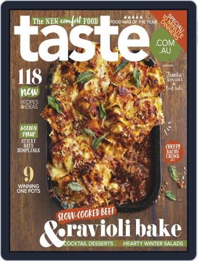 Taste.com.au June 1st, 2019 Digital Back Issue Cover