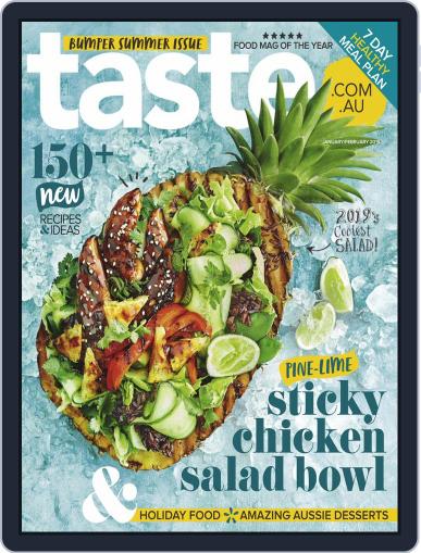 Taste.com.au January 1st, 2019 Digital Back Issue Cover