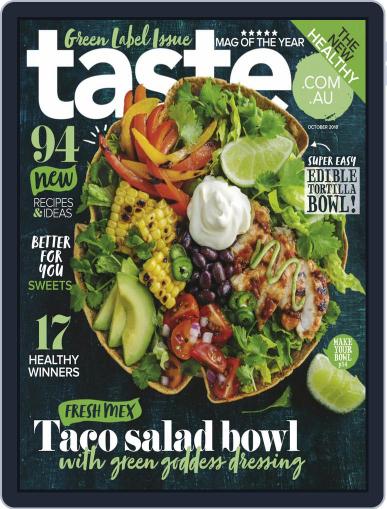 Taste.com.au October 1st, 2018 Digital Back Issue Cover