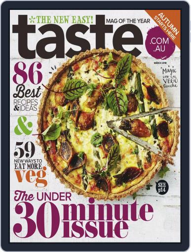 Taste.com.au March 1st, 2018 Digital Back Issue Cover