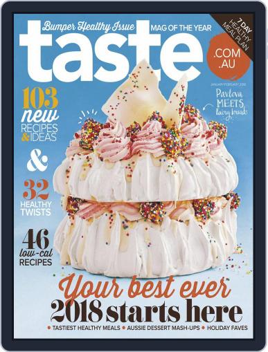 Taste.com.au January 1st, 2018 Digital Back Issue Cover