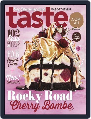 Taste.com.au November 1st, 2017 Digital Back Issue Cover