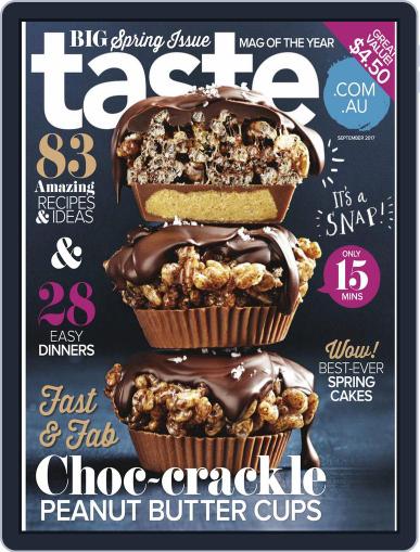 Taste.com.au September 1st, 2017 Digital Back Issue Cover