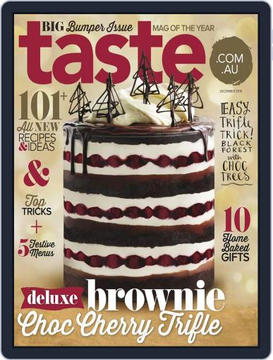 Taste.com.au December 1st, 2016 Digital Back Issue Cover