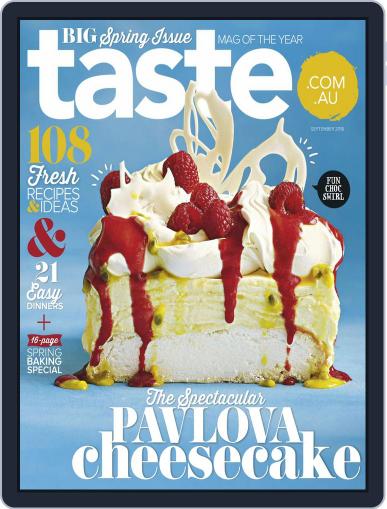 Taste.com.au September 1st, 2016 Digital Back Issue Cover