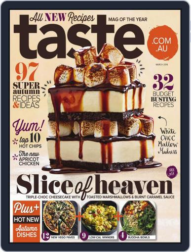 Taste.com.au February 10th, 2016 Digital Back Issue Cover