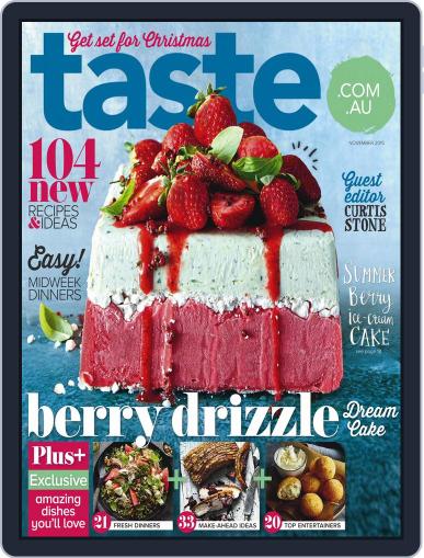 Taste.com.au October 31st, 2015 Digital Back Issue Cover