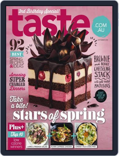 Taste.com.au September 1st, 2015 Digital Back Issue Cover