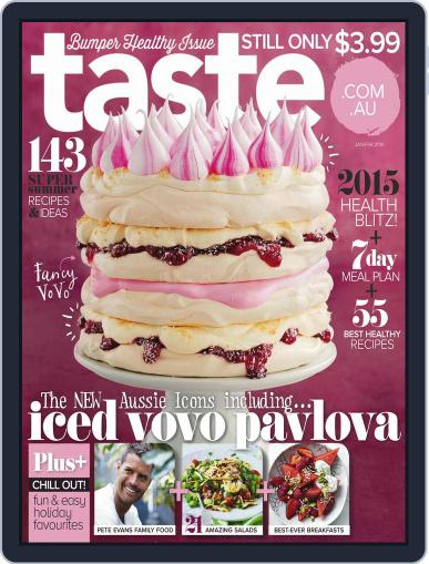 Taste.com.au December 28th, 2014 Digital Back Issue Cover