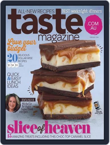 Taste.com.au February 1st, 2014 Digital Back Issue Cover