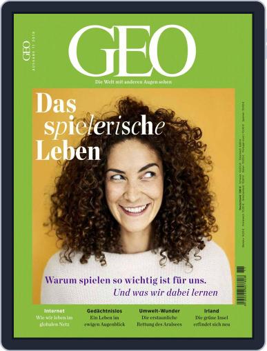 GEO November 1st, 2018 Digital Back Issue Cover