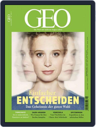 GEO (Digital) October 1st, 2017 Issue Cover