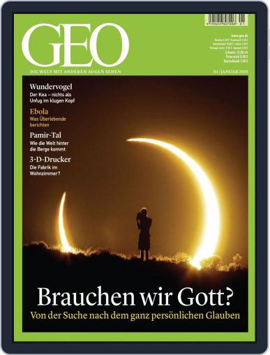 GEO (Digital) January 1st, 2015 Issue Cover