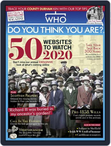 Who Do You Think You Are? January 1st, 2020 Digital Back Issue Cover