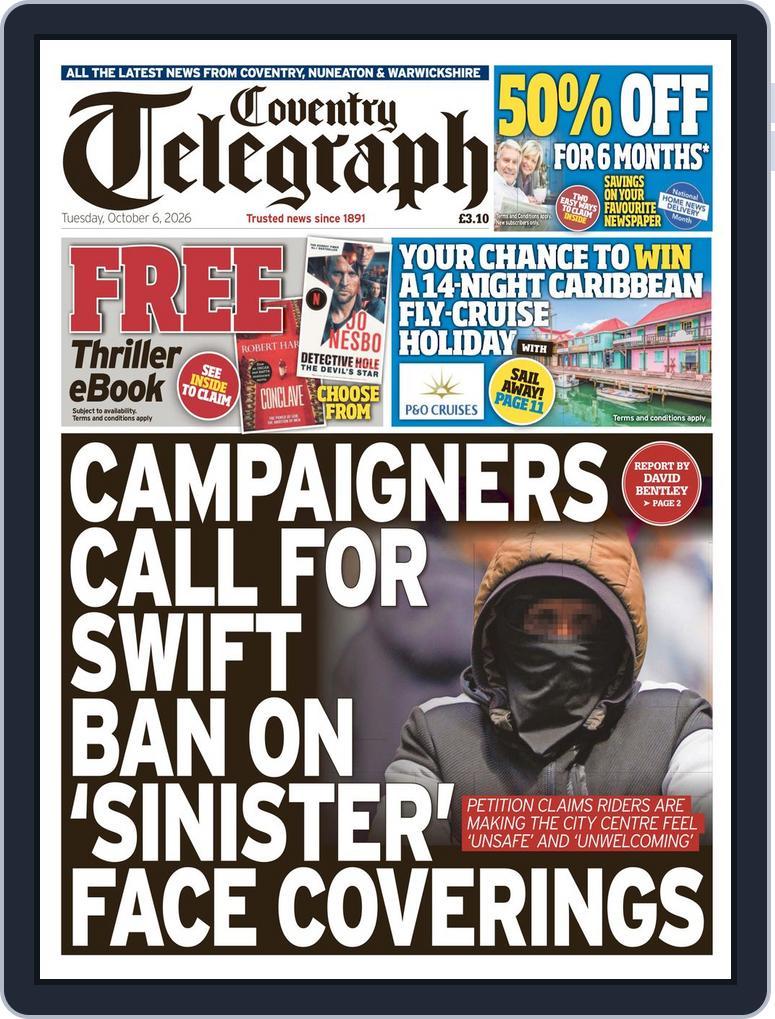 Coventry Telegraph (Digital) Subscription