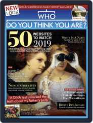 Who Do You Think You Are? (Digital) Subscription                    January 1st, 2019 Issue