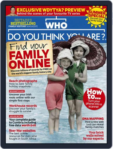 Who Do You Think You Are? July 2nd, 2018 Digital Back Issue Cover