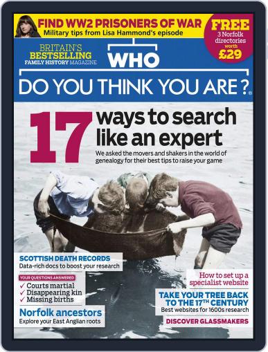 Who Do You Think You Are? September 1st, 2017 Digital Back Issue Cover