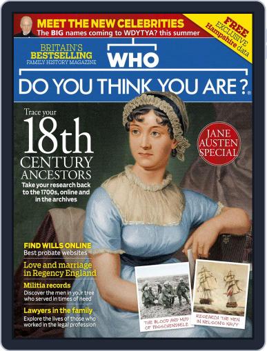 Who Do You Think You Are? August 1st, 2017 Digital Back Issue Cover