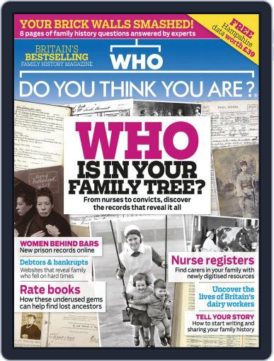 Who Do You Think You Are? (Digital) September 15th, 2016 Issue Cover