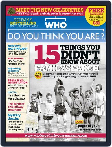 Who Do You Think You Are? (Digital) August 1st, 2016 Issue Cover