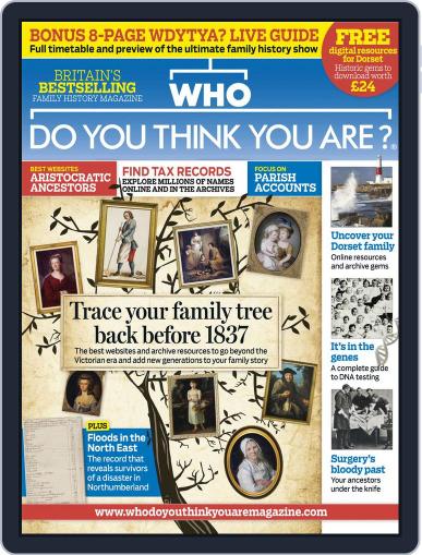 Who Do You Think You Are? March 16th, 2015 Digital Back Issue Cover