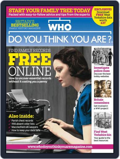 Who Do You Think You Are? April 15th, 2014 Digital Back Issue Cover