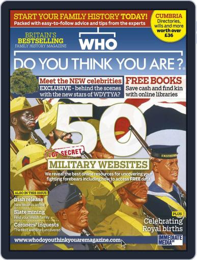 Who Do You Think You Are? July 10th, 2013 Digital Back Issue Cover