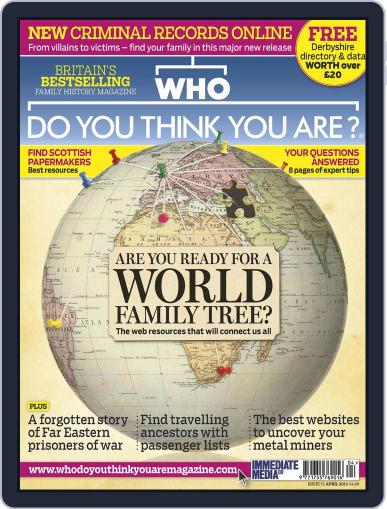 Who Do You Think You Are? March 27th, 2013 Digital Back Issue Cover