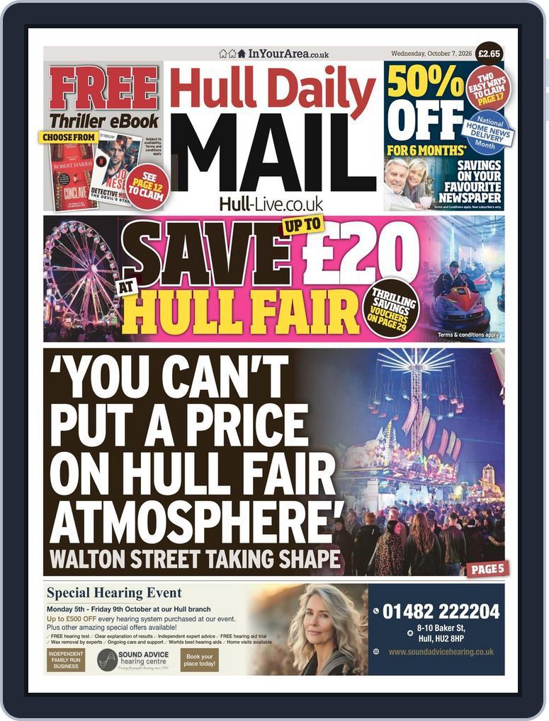Hull Daily Mail (Digital) Subscription