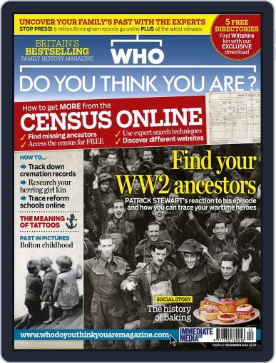 Who Do You Think You Are? October 28th, 2012 Digital Back Issue Cover