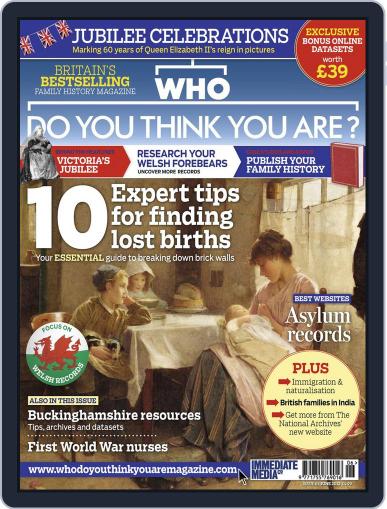Who Do You Think You Are? May 14th, 2012 Digital Back Issue Cover