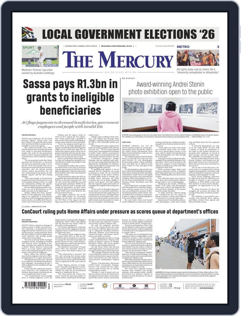 Mercury (Digital) Subscription                    October 8th, 2026 Issue