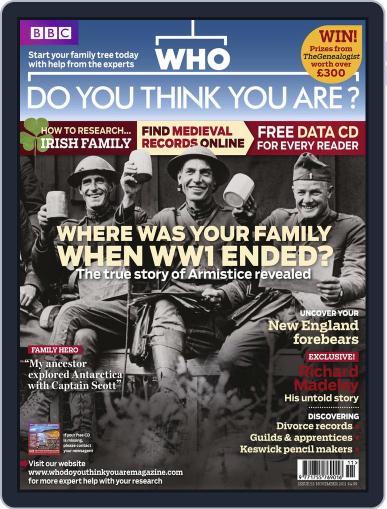 Who Do You Think You Are? October 3rd, 2011 Digital Back Issue Cover