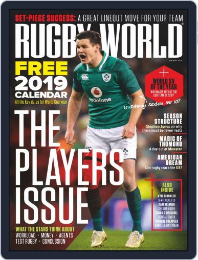 Rugby World January 1st, 2019 Digital Back Issue Cover