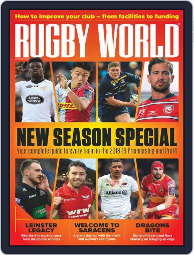 Rugby World October 1st, 2018 Digital Back Issue Cover