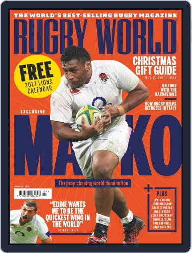 Rugby World January 1st, 2017 Digital Back Issue Cover