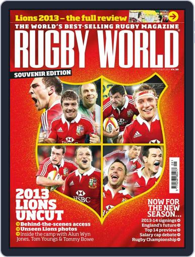 Rugby World August 8th, 2013 Digital Back Issue Cover