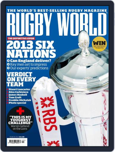 Rugby World January 28th, 2013 Digital Back Issue Cover