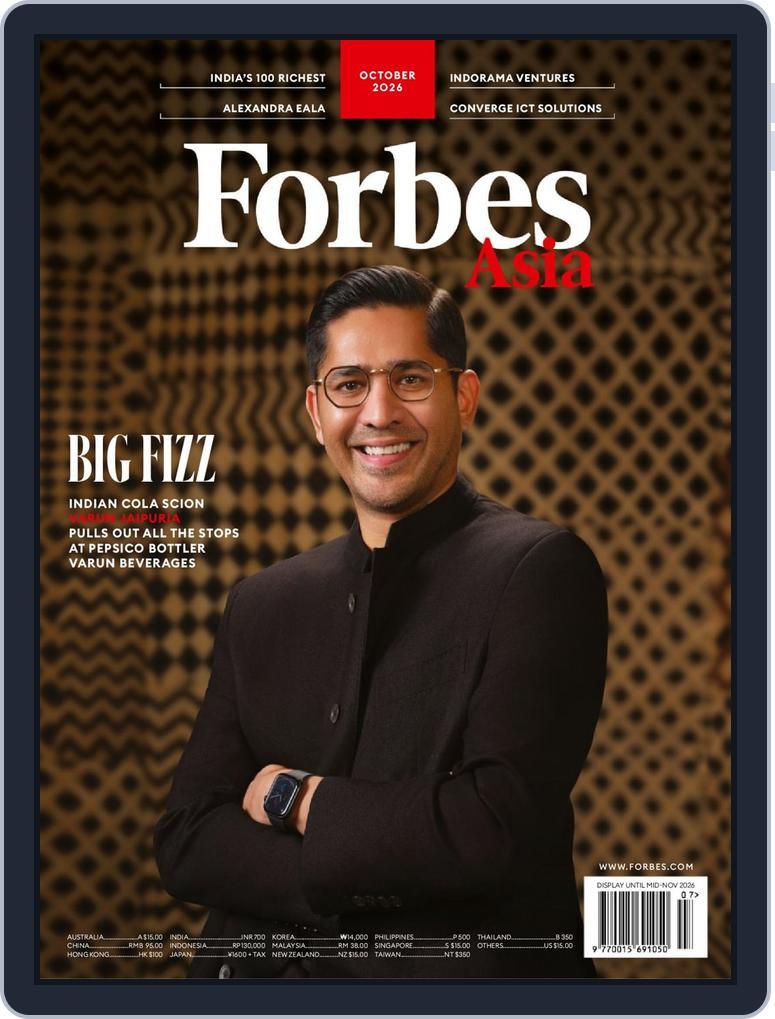 Forbes Asia (Digital) Subscription                    October 1st, 2026 Issue